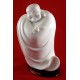 Charming, Joyful Buddha White Porcelain Statue