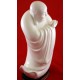 Charming, Joyful Buddha White Porcelain Statue