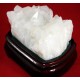 Feng Shui White Quartz Cluster with Custom Stand