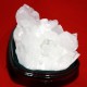 Feng Shui White Quartz Cluster with Custom Stand