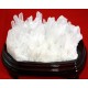 Feng Shui White Quartz Cluster with Custom Stand