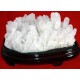 Feng Shui White Quartz Cluster with Custom Stand