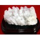 Feng Shui White Quartz Cluster with Custom Stand